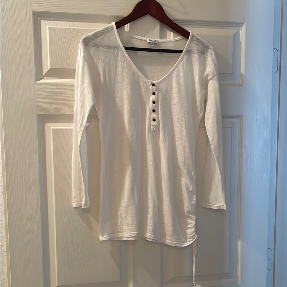 Splendid White Long Sleeve Top